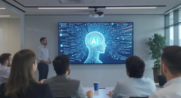 A corporate training session